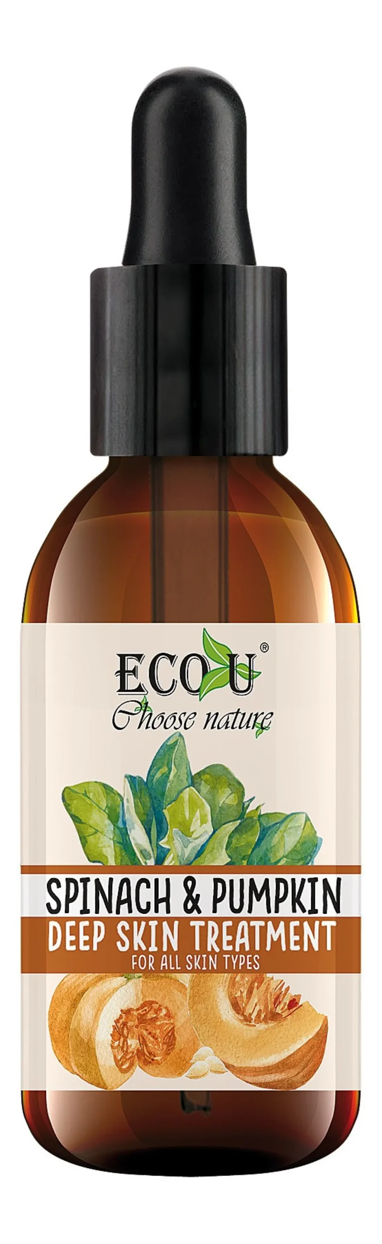 Abóbora e Espinafre Sérum