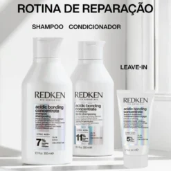 Acidic Bonding Concentrate Leave-In Treatment para Cabelos Danificados