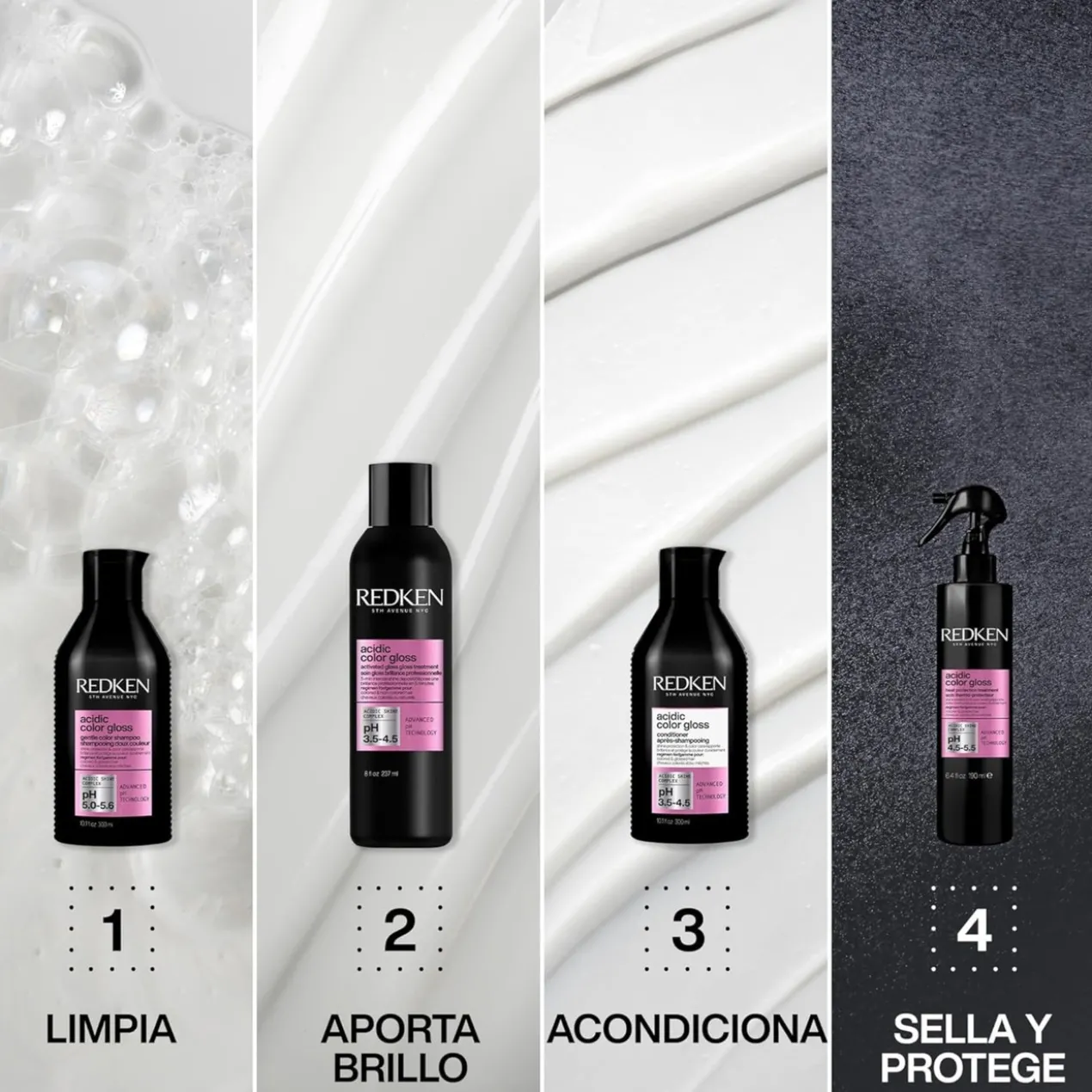 Acidic Color Gloss Tratamento sem Aclarado para Cabelos Coloridos