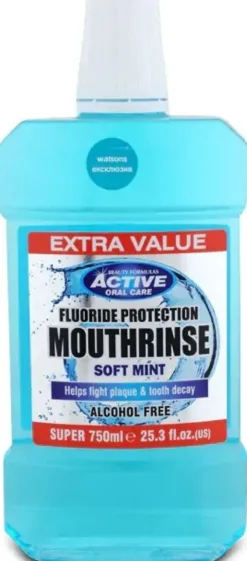 Active Oral Care Elixir Bucal Menta Suave