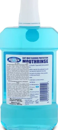 Active Oral Care Elixir Bucal Menta Suave