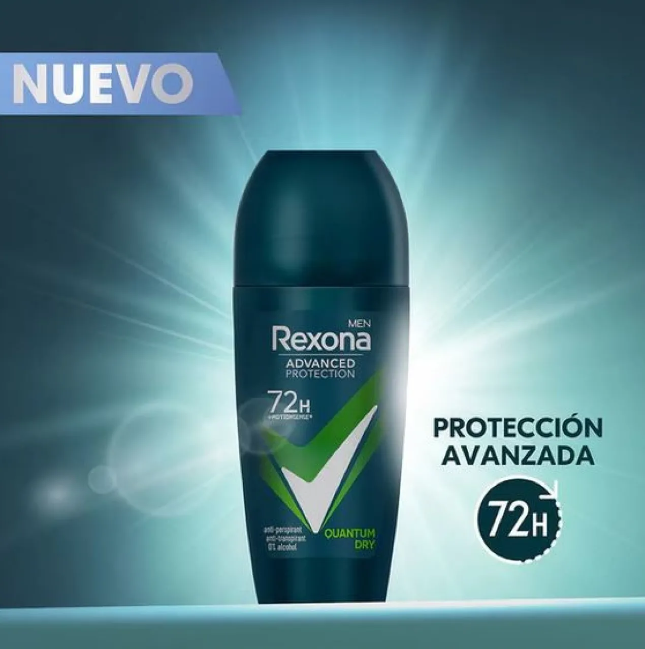 Advanced Protection Quantum 72H Desodorizante Homem