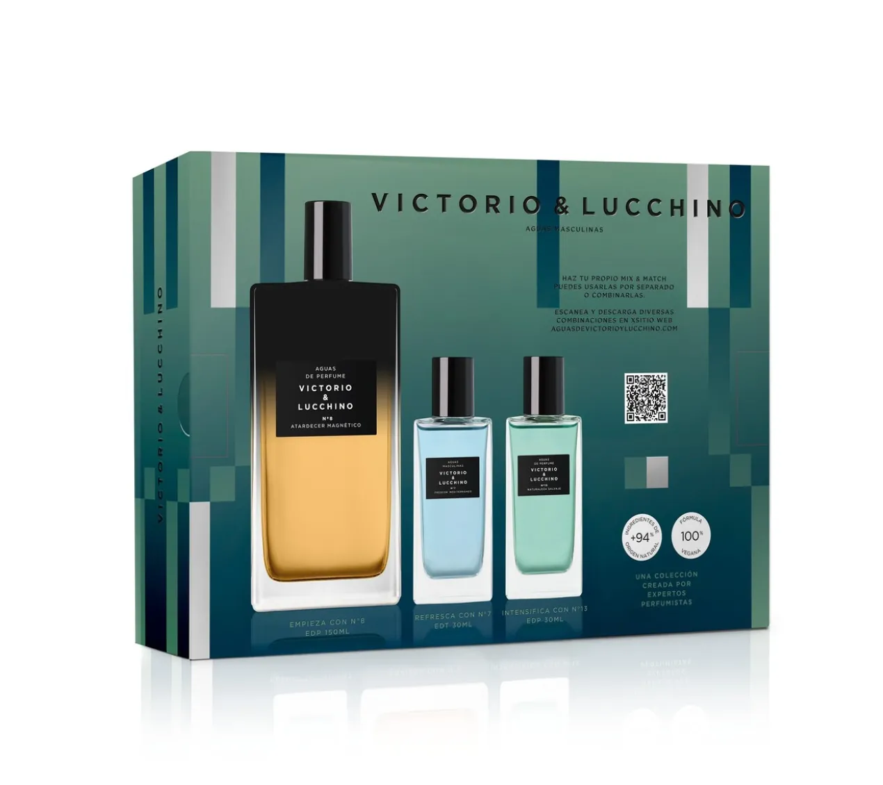 Aguas Masculinas EDP Nº8 + EDT Nº7 + EDP Nº13 Estojo de oferta