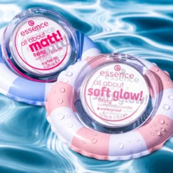 All About Soft Glow! Pó Compacto Fixador Resistente à Água