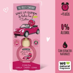 Ambientador de Cereja para carro com mola