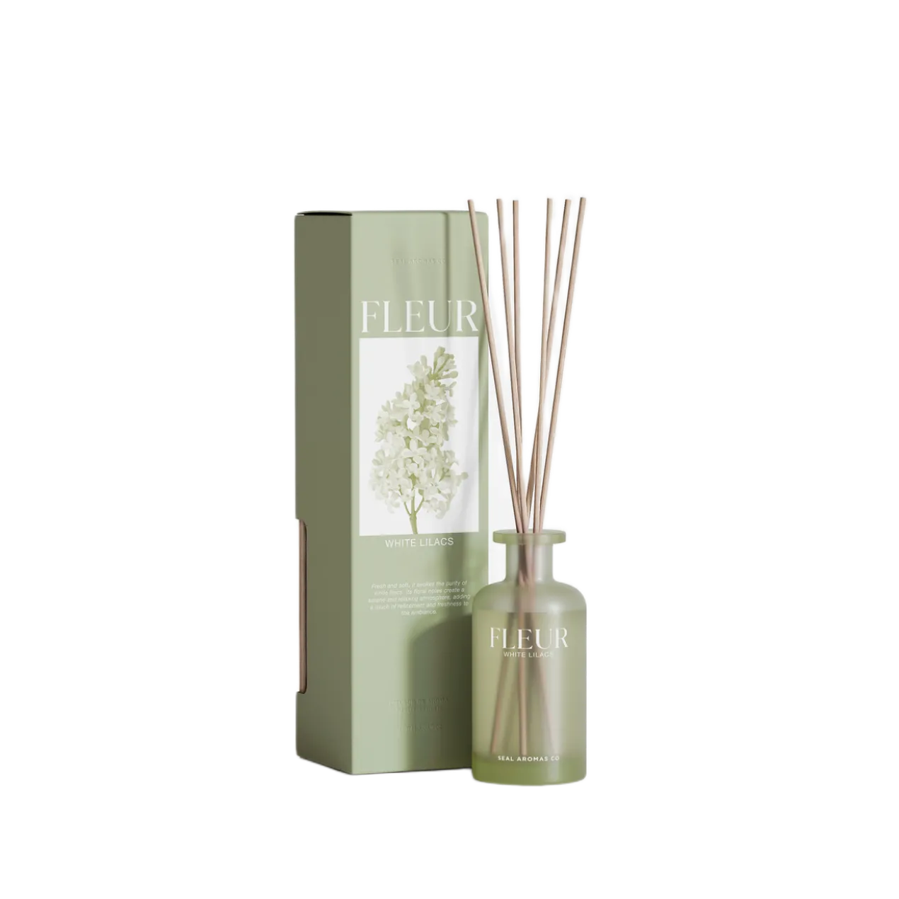Ambientador em Stick Fleur Lilás Brancas