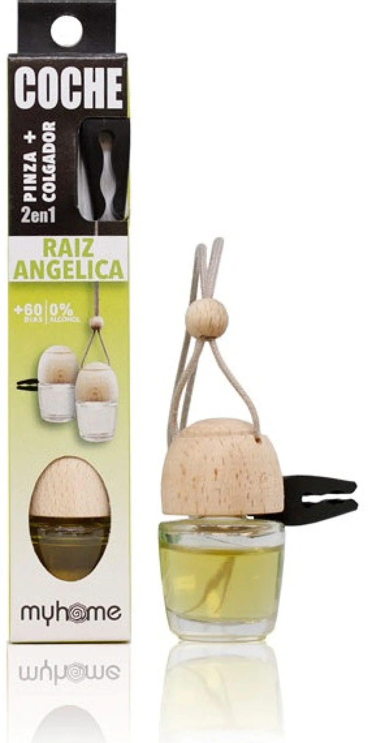 Ambientador para Carro com Pinça Raiz de Angélica
