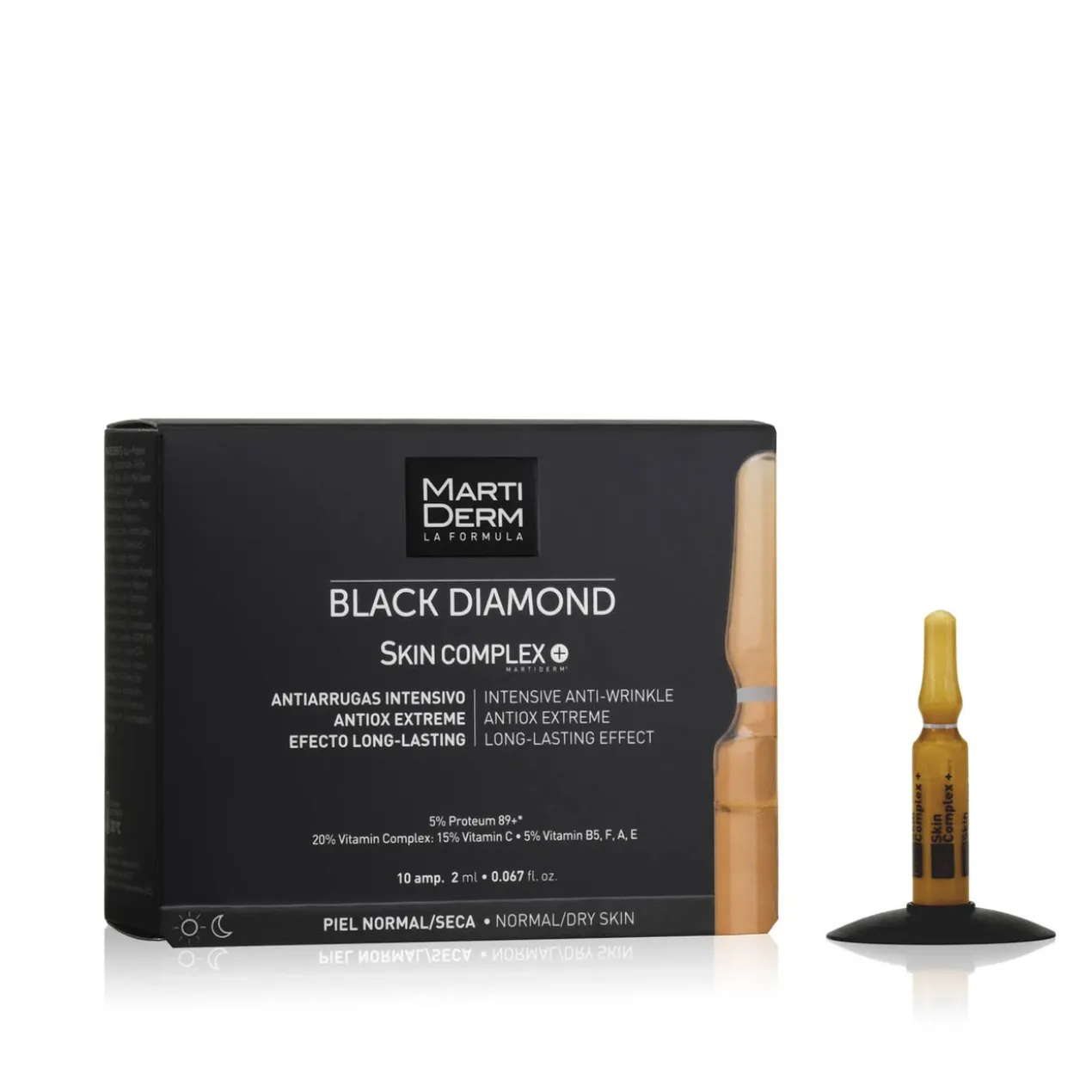 Ampolas Antirrugas Black Diamond Skin Complex