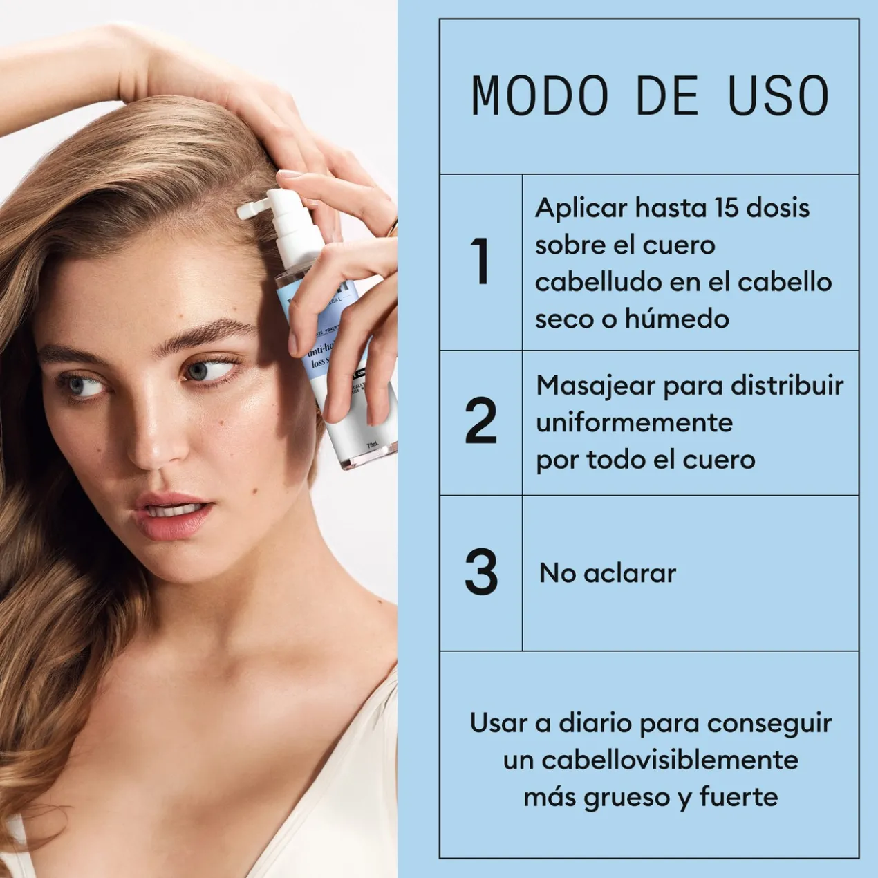 Anti Hairloss Serum Tratamento Antiqueda de Dia Sem Enxaguamento