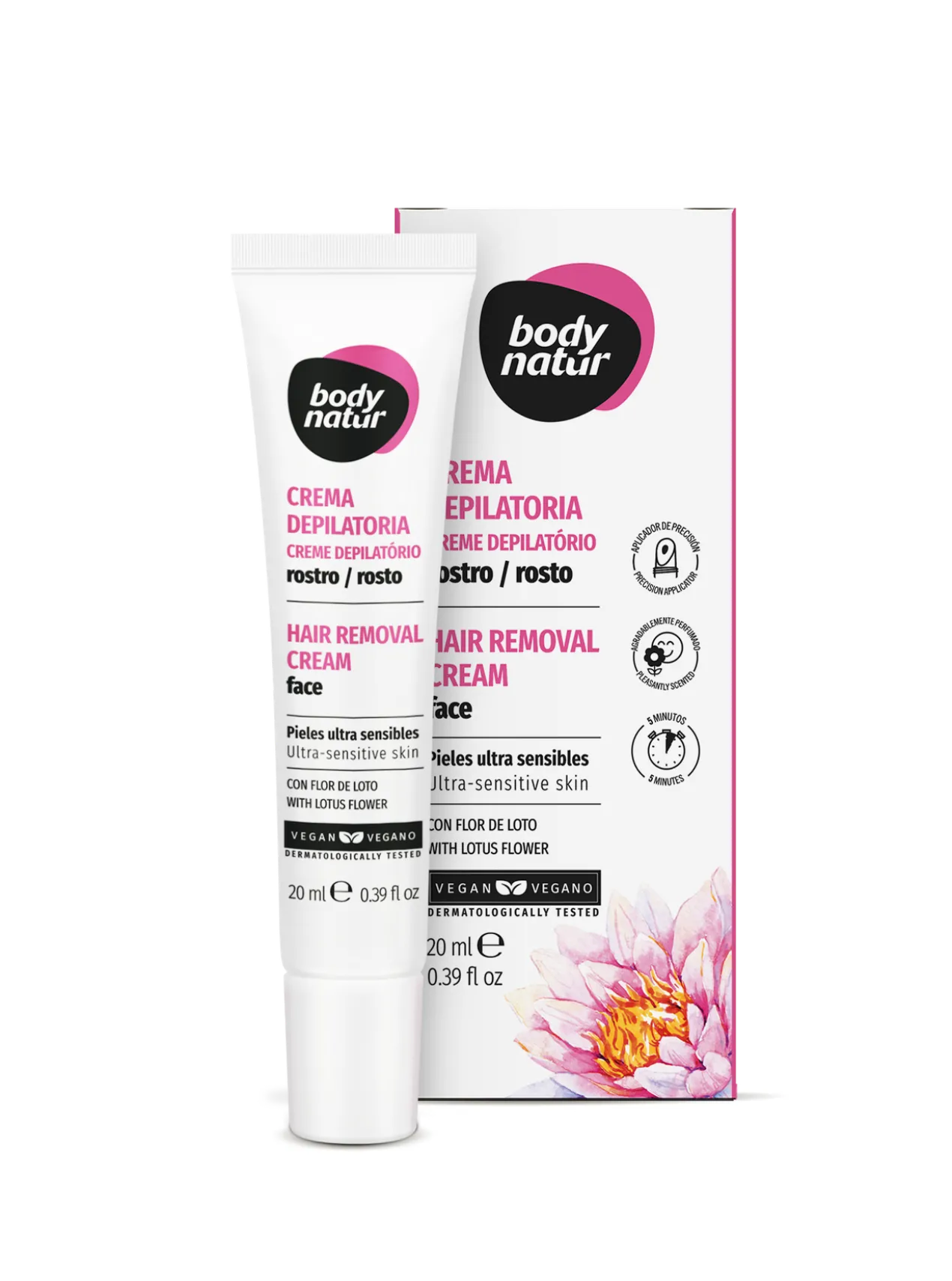 Aplicador Creme Depilatório Rosto Sensível
