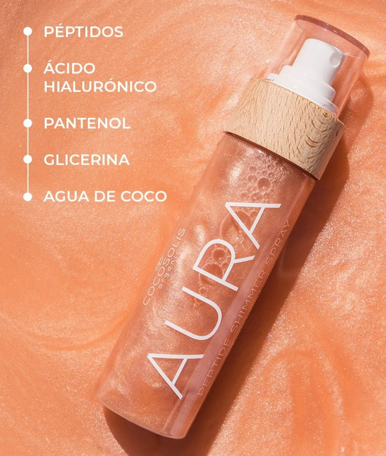 Aura Spray Iluminador com Péptidos