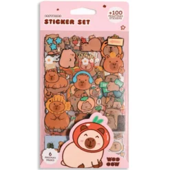 Autocolantes Capybara Sticker Set