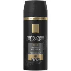 Axe Desodorizante Spray Gold 48h Oud e Baunilha para homem
