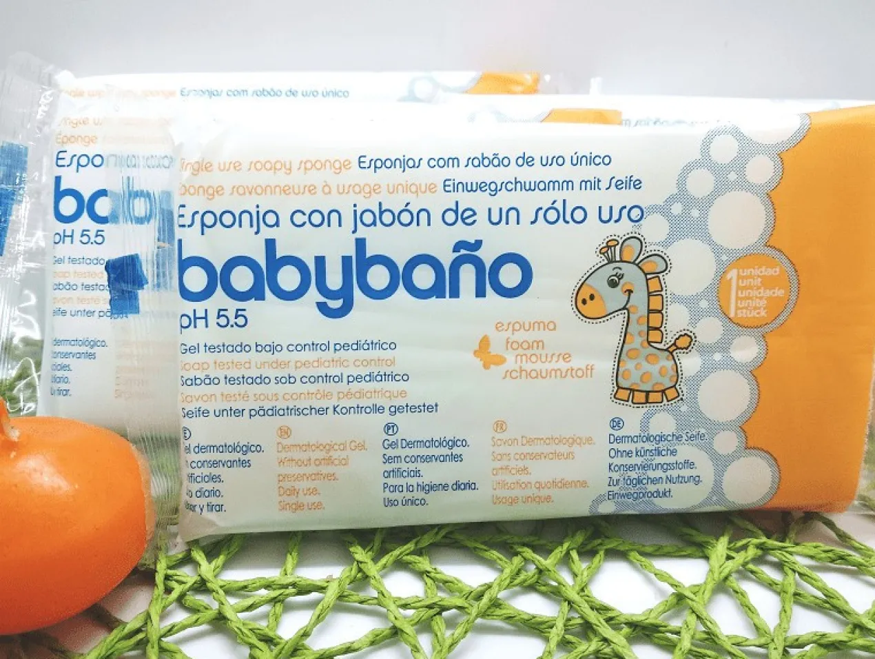 Babybanho Esponja com Sabão