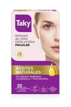 Bandas de Cera Depilatórias Faciais
