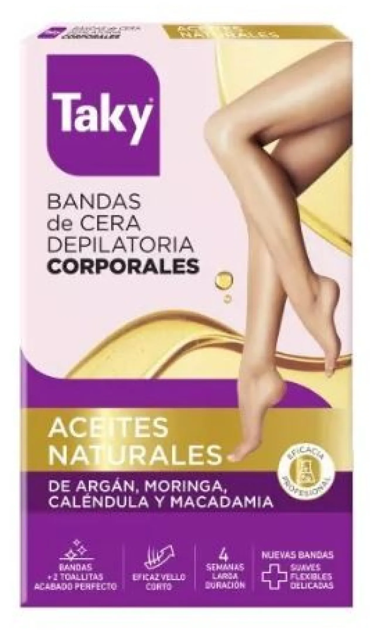 Bandas Depilatórias Corporais Óleos Naturais
