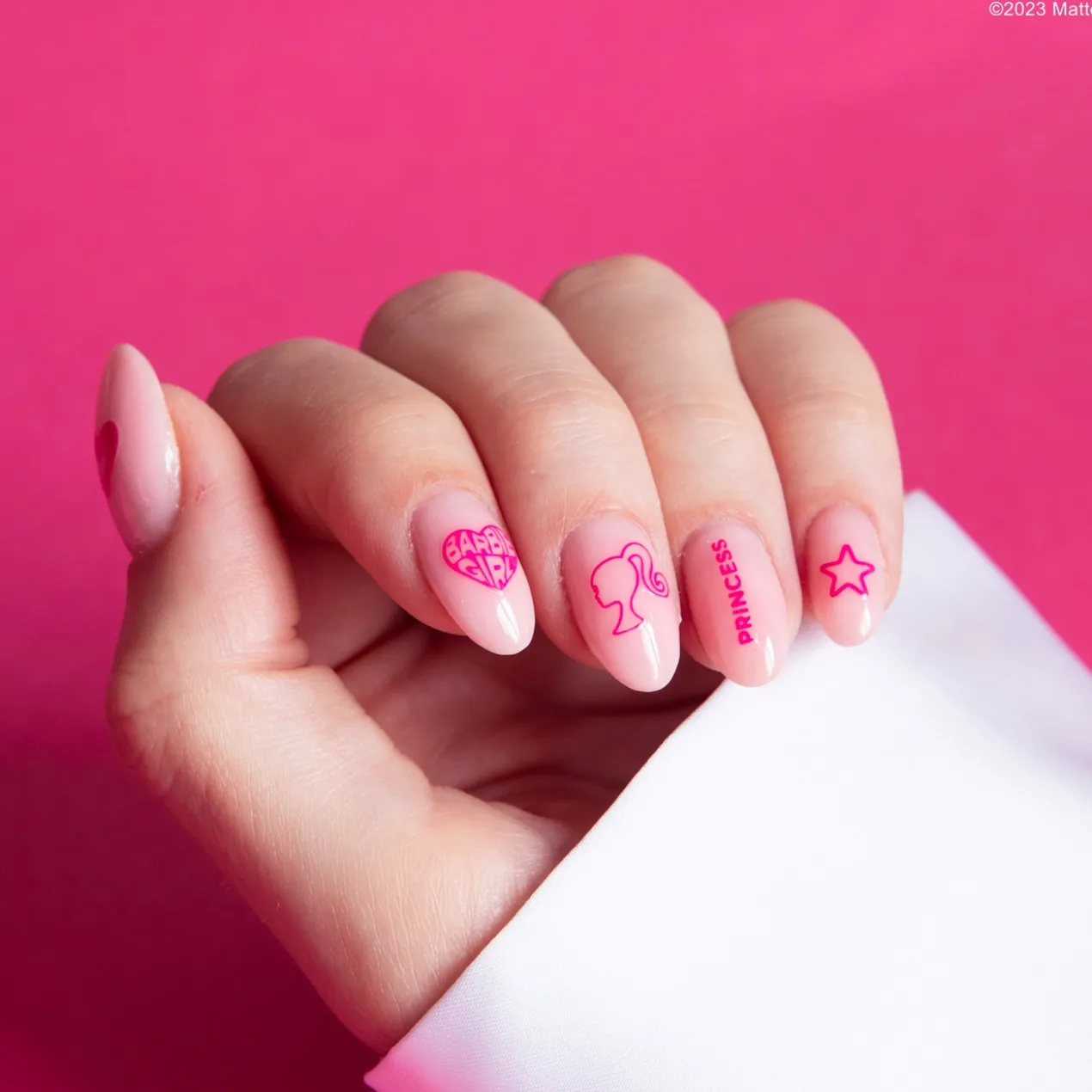 Barbie™/Princess Stickers para unhas