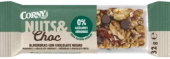 Barra Nutritiva Nuits & Choc Amêndoas, Amendoins e Chocolate Preto