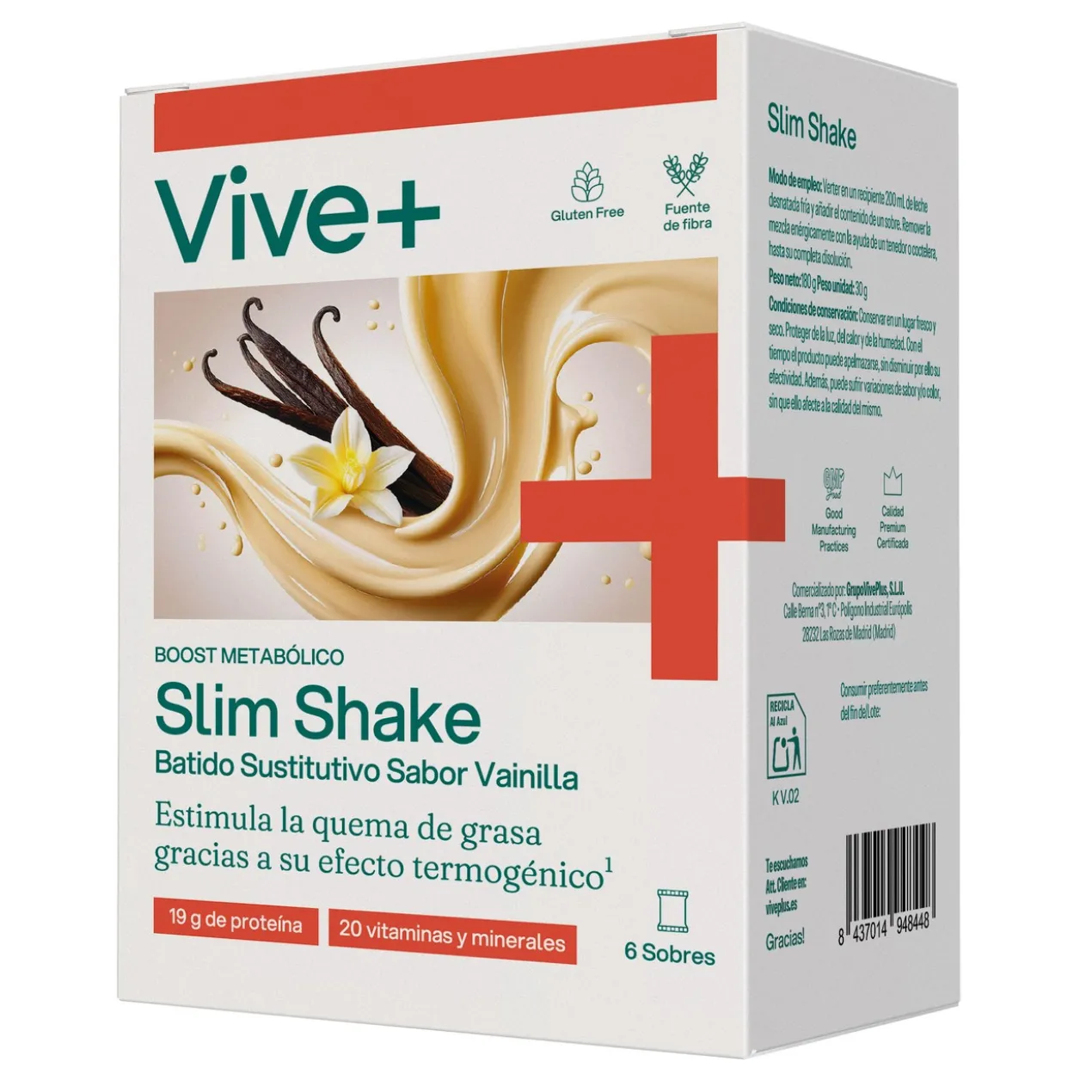 Batido Substitutivo de Baunilha