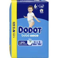 Bebé Seco Tamanho 6 Fraldas 13-18kg