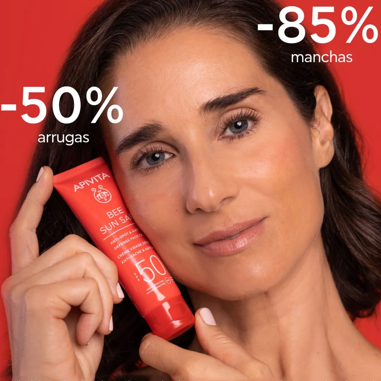 Bee Sun Safe Creme Antienvelhecimento & Antimanchas SPF50