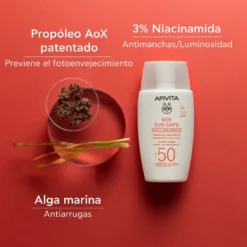 Bee Sun Safe Fluido Facial Reparador Anti-idade SPF50