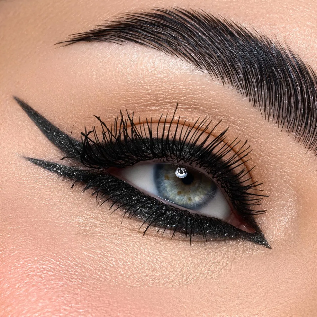 Black Glitter Lápis de Olhos