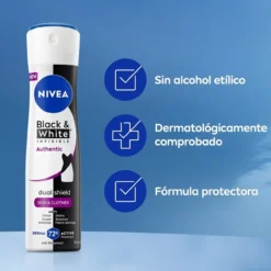 Black & White Authentic Spray Desodorizante Para Mulher