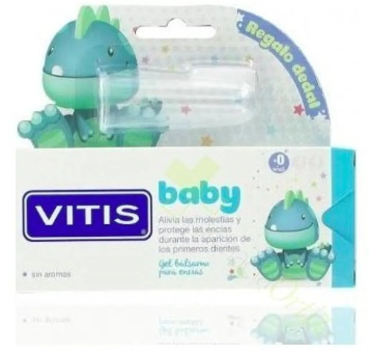 Bálsamo em gel para gengivas de bebés