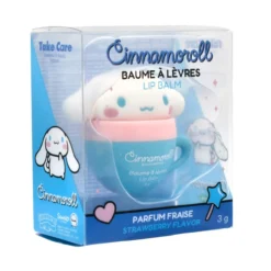 Bálsamo Labial Friends Hello Kitty, Kuromi ou Cinnamoroll Cup Topper