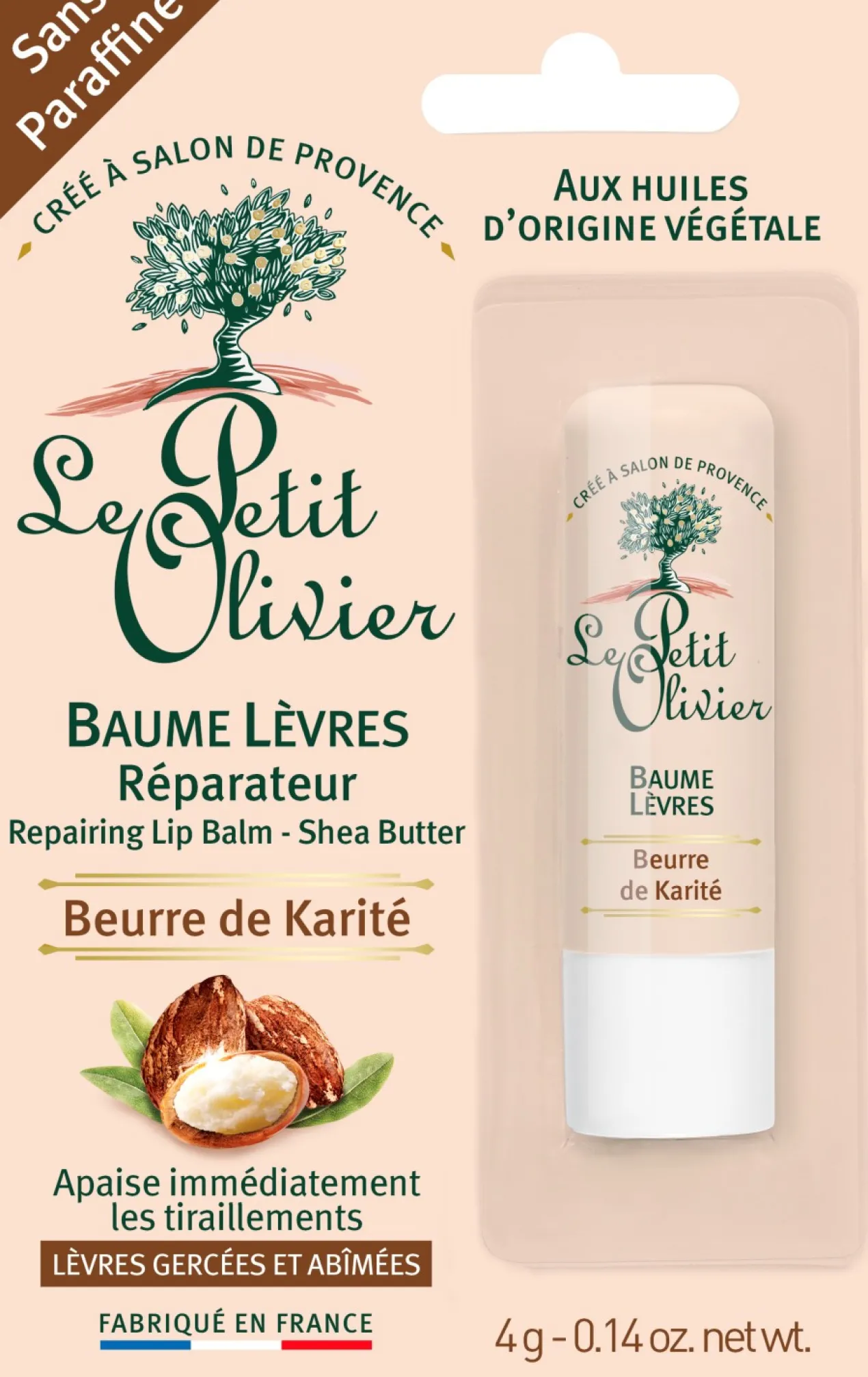 Bálsamo Labial Reparador com Manteiga de Karité
