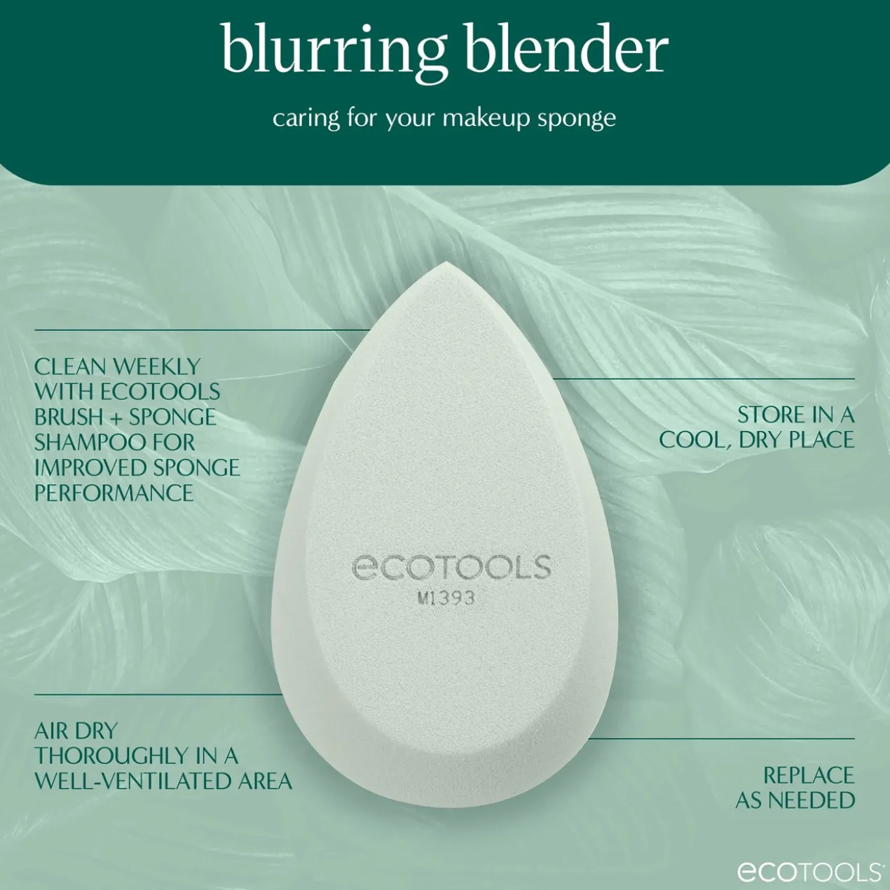 Blurring Blender Esponja de Maquilhagem