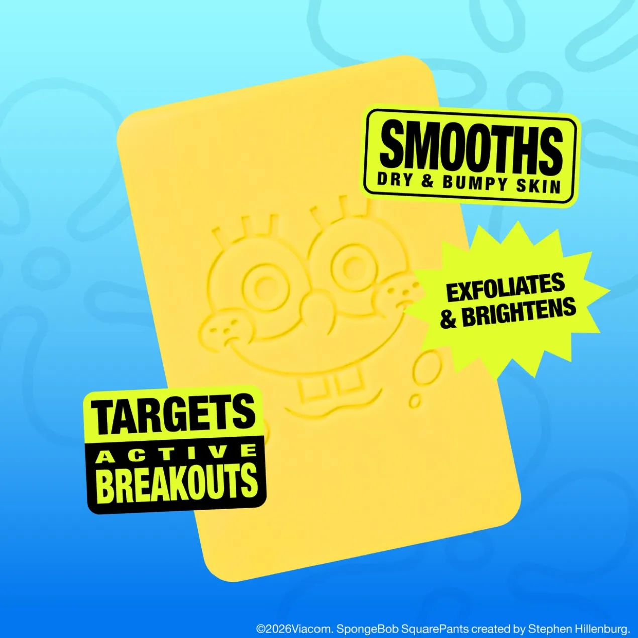 Bob Esponja Enzimas de Ananás Cleansing Bar Sabonete Facial