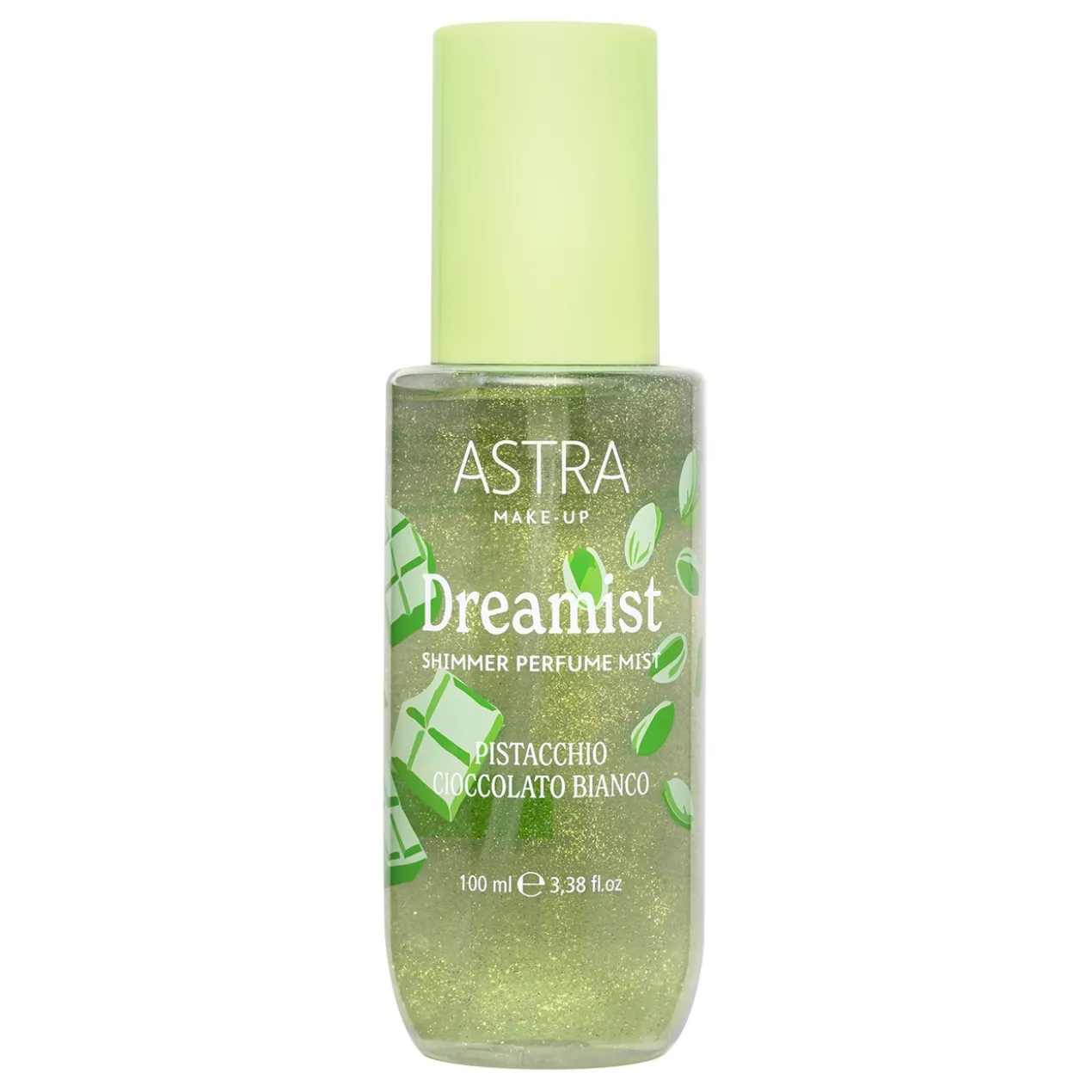 Body Mist Shimmer Dreamist Pistacchio & Cioccolato Bianco