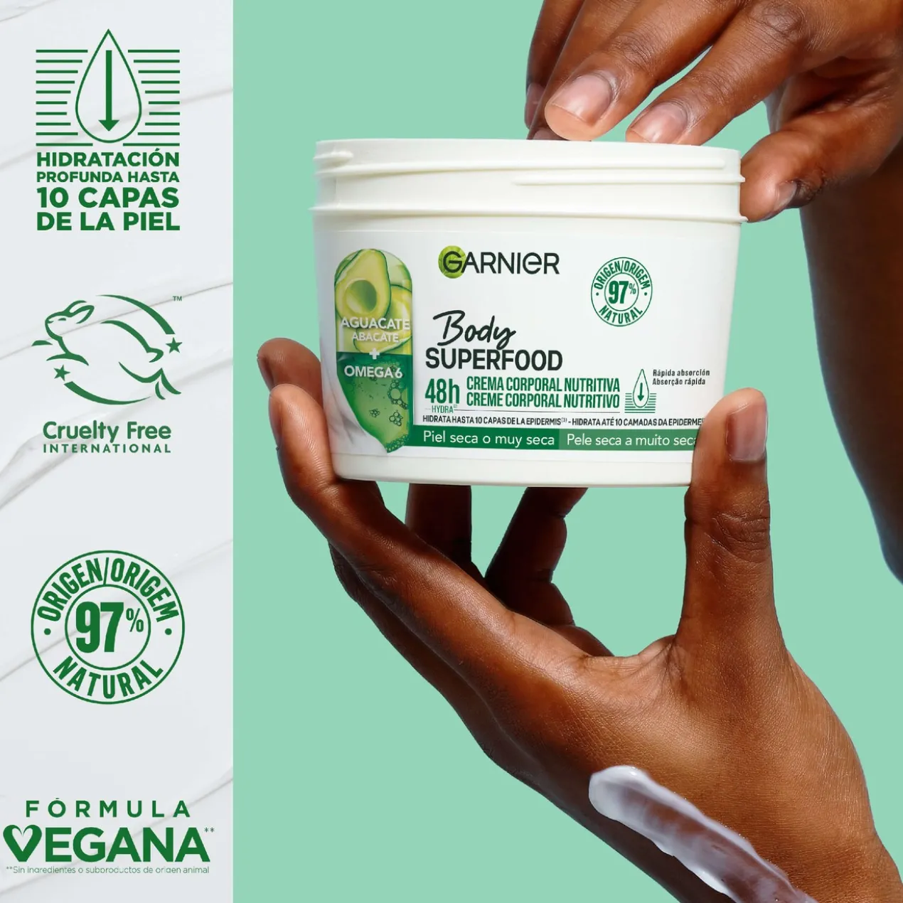 Body Superfood Creme Corporal Nutritivo com Abacate e Ómega 6