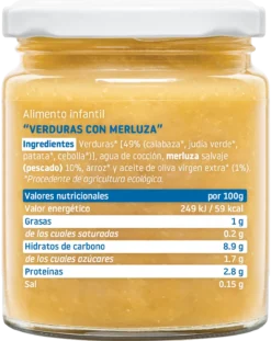 Boião de Legumes de Pescada