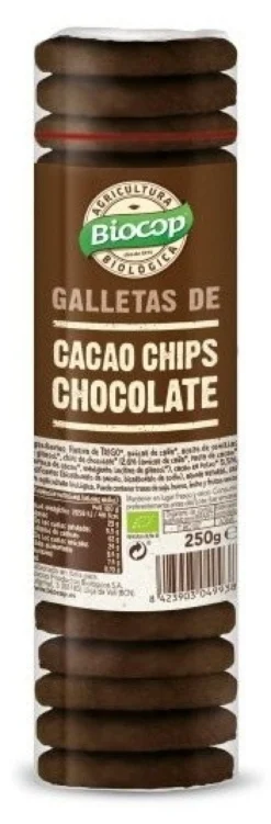 Bolachas de Cacau com Pepitas de Chocolate