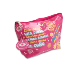 Bolsa de Cosméticos Brilho Rosa Una Diosa
