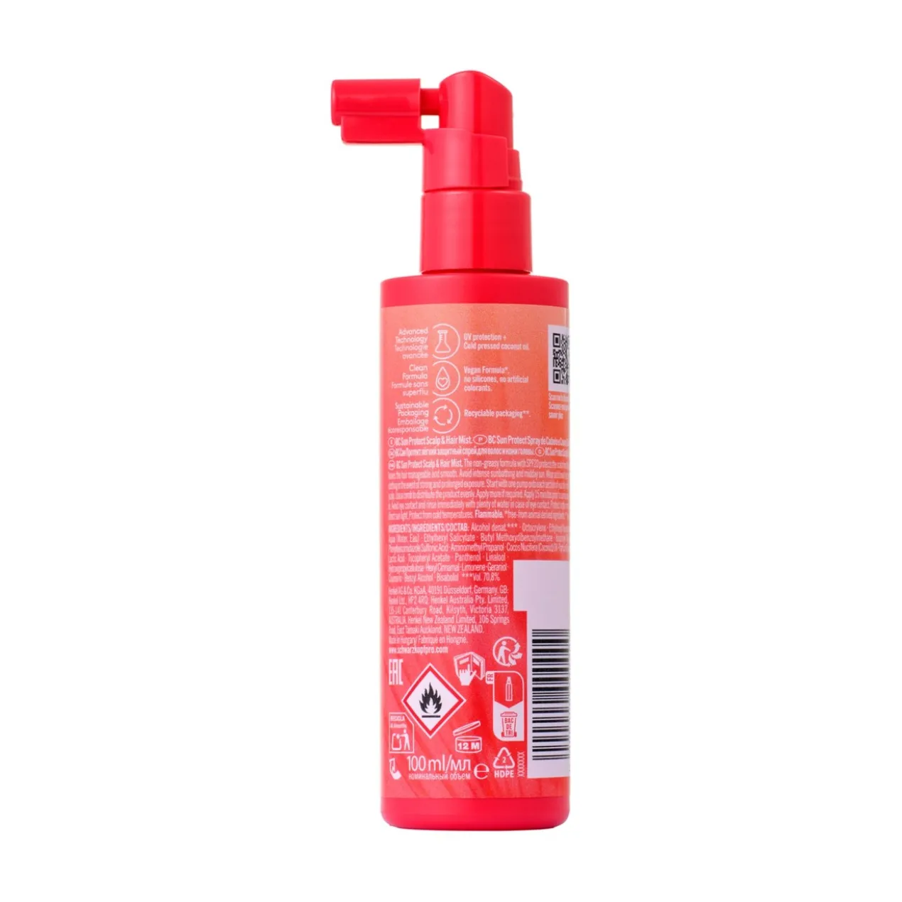 Bonacure Sun Protect Bruma para Cabelo e Couro Cabeludo SPF 20