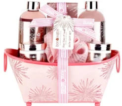 Bon Matin Conjunto de Banho Banheira de Metal Rosa