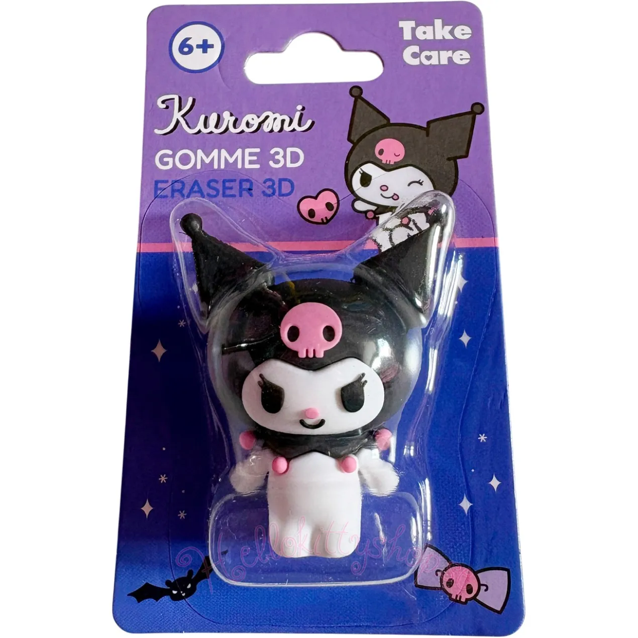 Borracha ED Hello Kitty, Kuromi ou Cinnamoroll