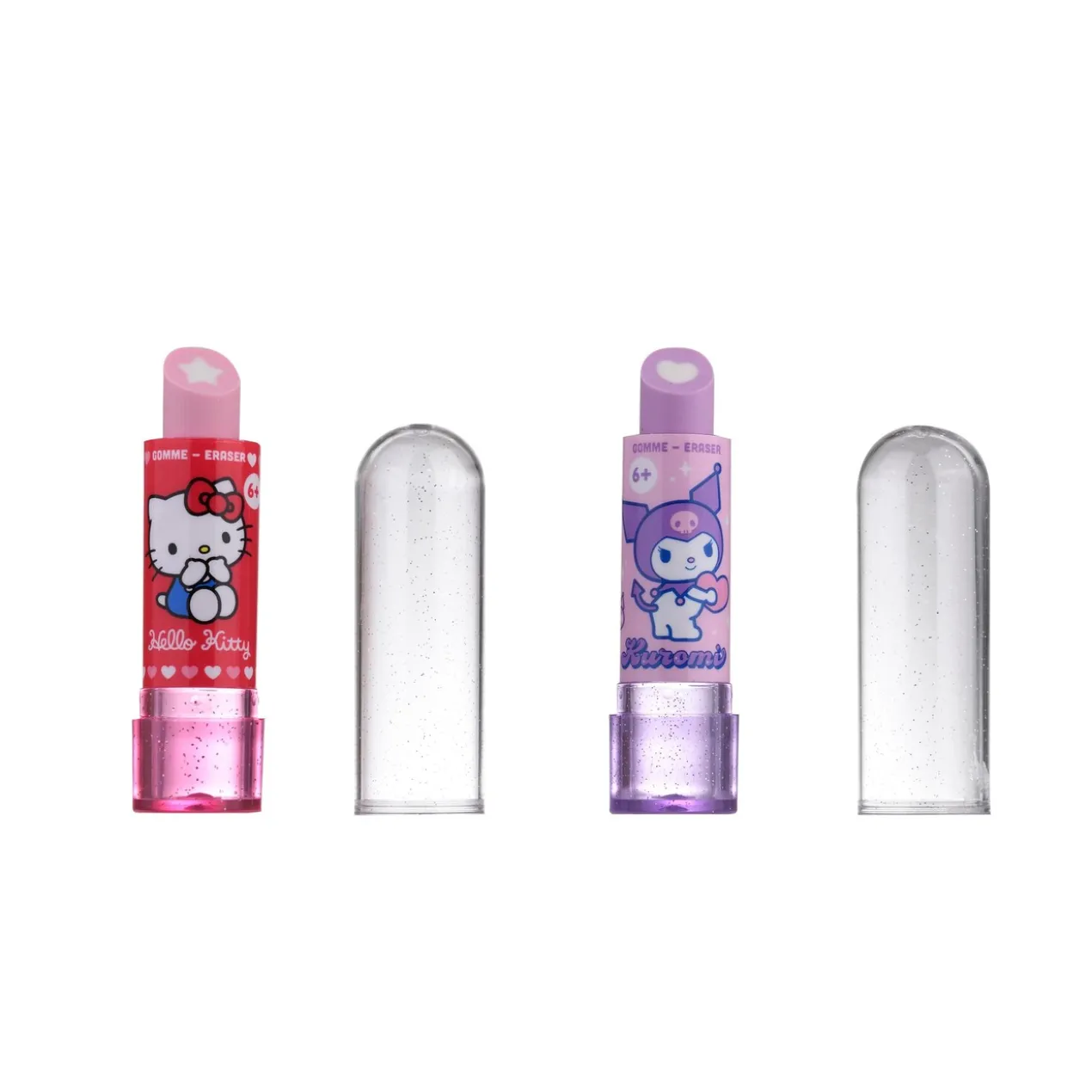 Borracha LipStick Hello Kitty ou Kuromi