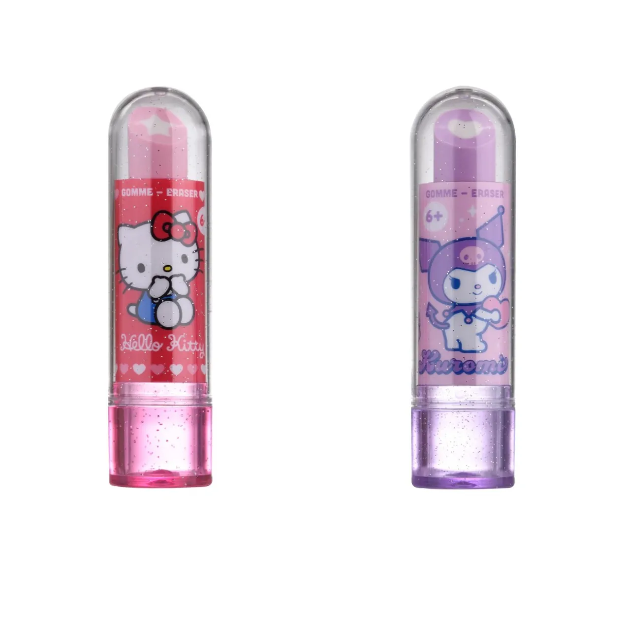 Borracha LipStick Hello Kitty ou Kuromi