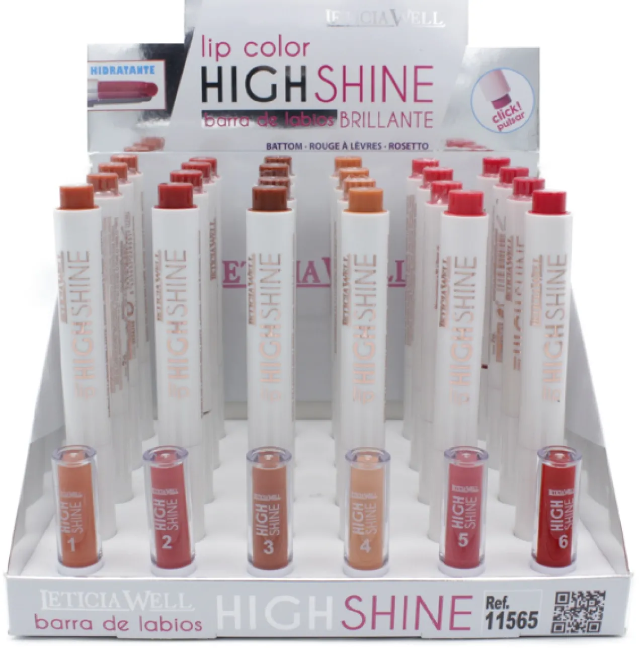 Brilho de Lábios High Shine Com Cor