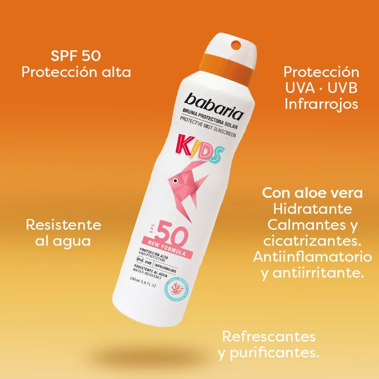 Bruma Protetor Solar Infantil SPF 50