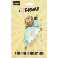 Cabo Retrátil USB Tipo C