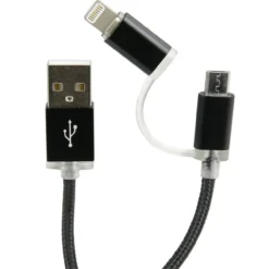 Cabo USB 2em1 Micro USB