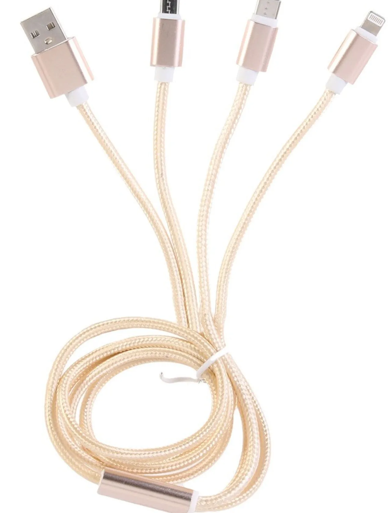 Cabo USB 3 em 1 MICRO USB-T C