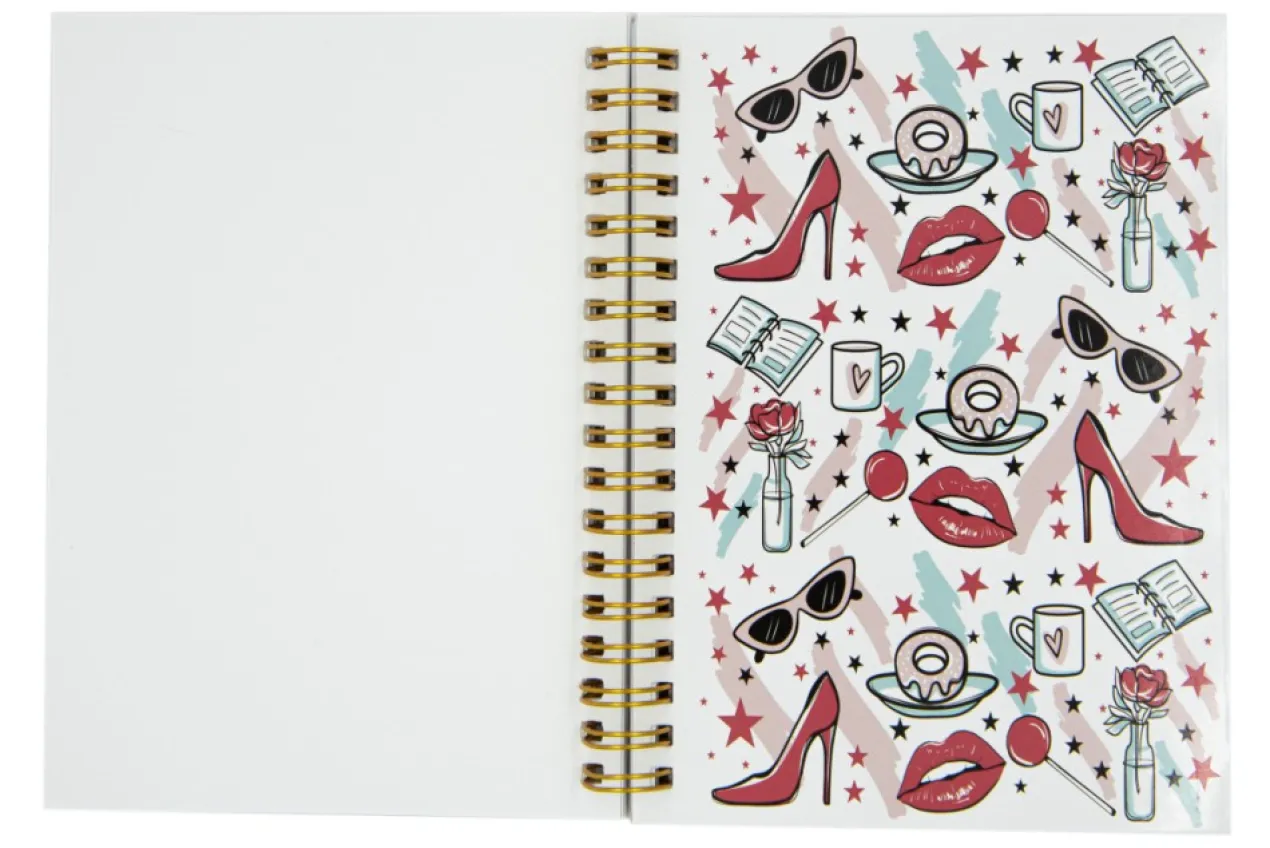 Caderno A6 Capa Dura com Separadores