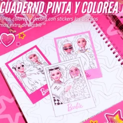 Caderno Barbie Pintar e Colorir